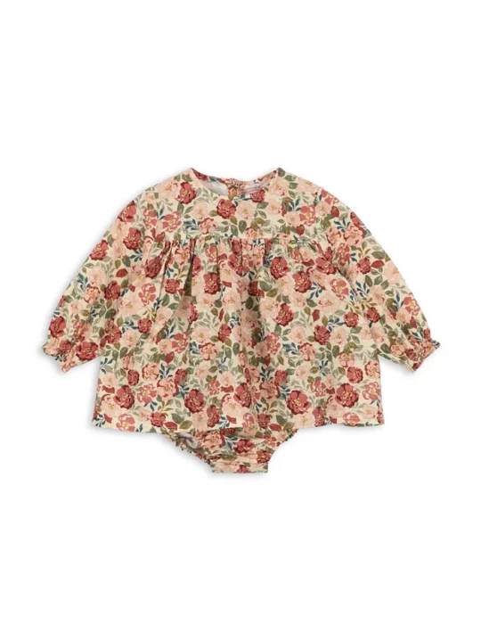 Obrázek produktu Konges Sløjd Dětské bavlněné šaty BELLA FRILL ROMPER GOTS