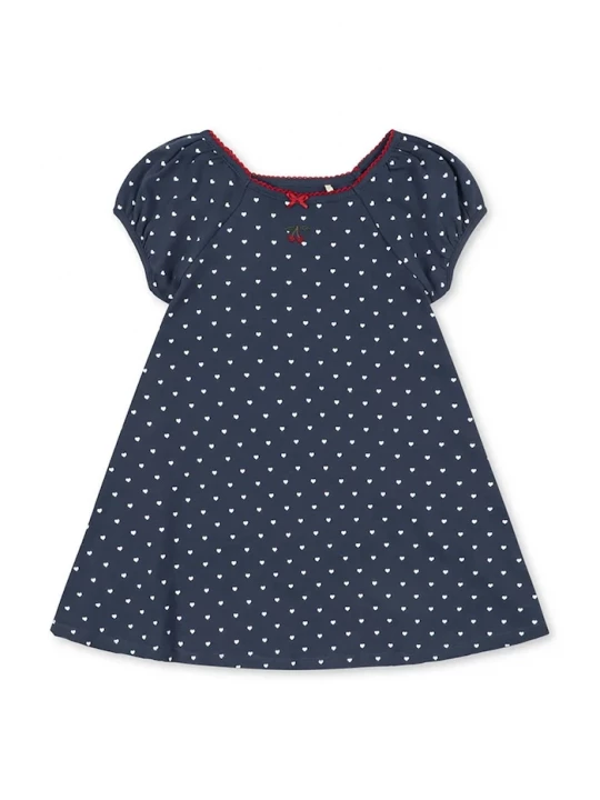 Obrázek produktu Konges Sløjd Dětské bavlněné šaty Konges Sløjd CLASSIC SS DRESS GOTS námořnická modř