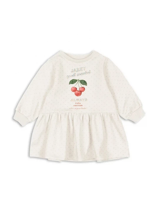 Obrázek produktu Konges Sløjd Dětské bavlněné šaty Konges Sløjd LOUPY SWEAT DRESS OCS