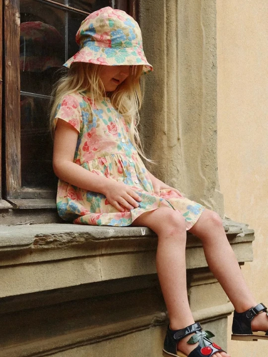 Obrázek produktu Konges Sløjd Dětské bavlněné šaty Konges Sløjd PACEY SS DRESS GOTS