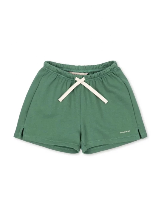Obrázek produktu Konges Sløjd Dětské bavlněné šortky Konges Sløjd SPOTTY SWEAT SHORTS GOTS zelená