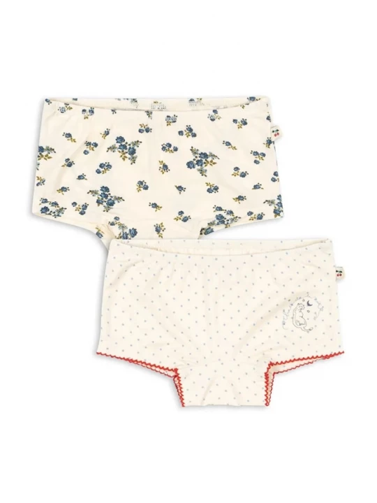 Obrázek produktu Konges Sløjd Dětské kalhotky Konges Sløjd 2 PACK MIMMI MODAL HIPSTERS 2-pack béžová