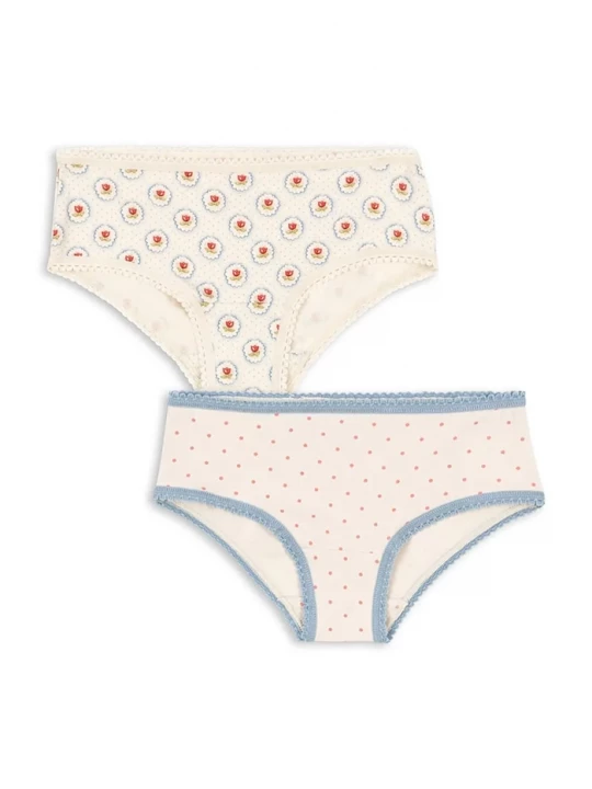 Obrázek produktu Konges Sløjd Dětské kalhotky Konges Sløjd BASIC GIRL UNDERPANTS GOTS 2-pack béžová