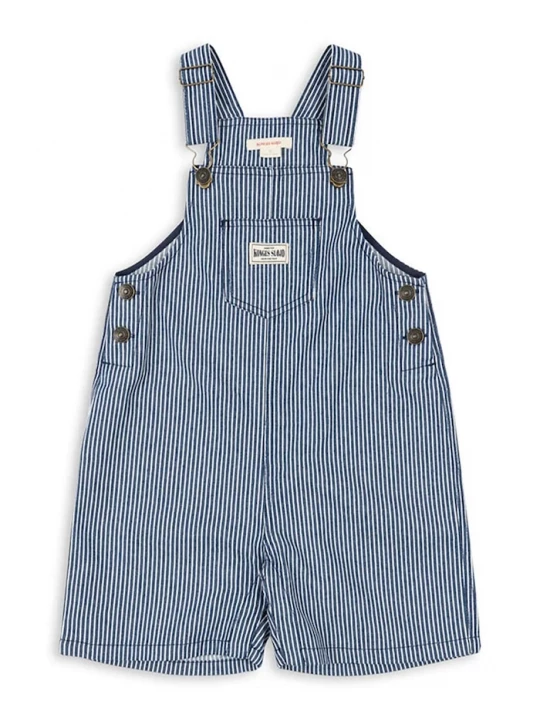 Obrázek produktu Konges Sløjd Dětské kalhoty na šle Konges Sløjd LUC OVERALLS GOTS modrá