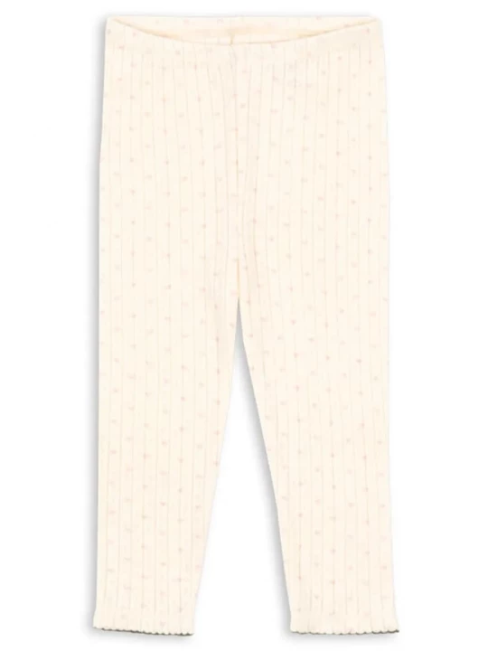 Obrázek produktu Konges Sløjd Dětské legíny Konges Sløjd MINNIE PANTS GOTS béžová