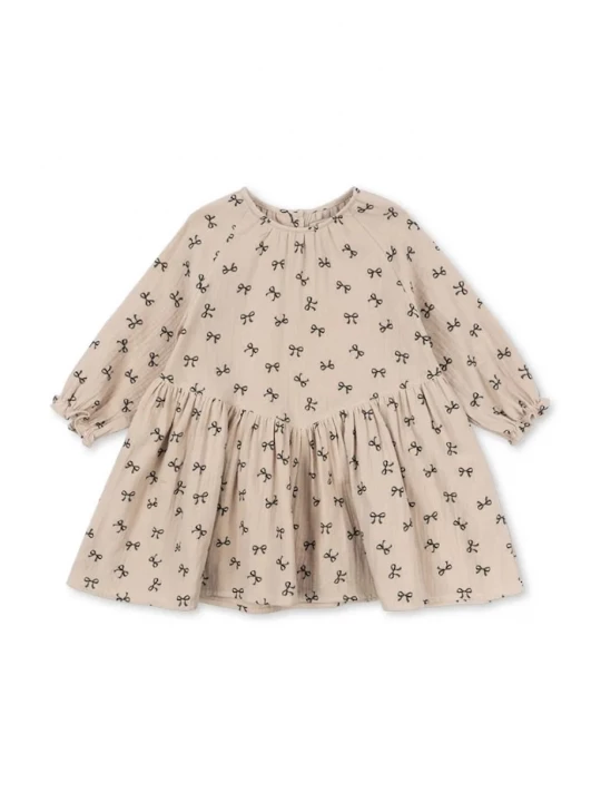 Obrázek produktu Konges Sløjd Dětské šaty s bavlnou Konges Sløjd COCO DRESS GOTS béžová