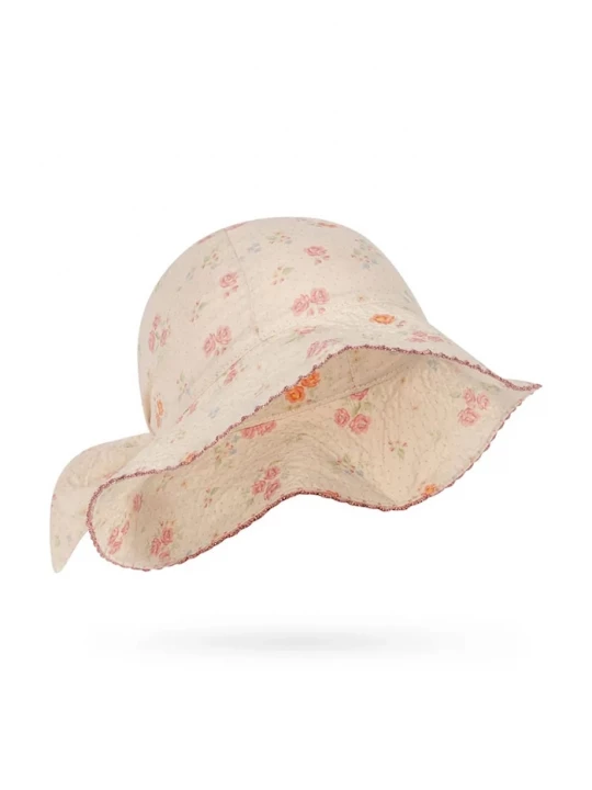 Obrázek produktu Konges Sløjd dětský klobouk ELIN BOW SUN HAT GOTS béžová