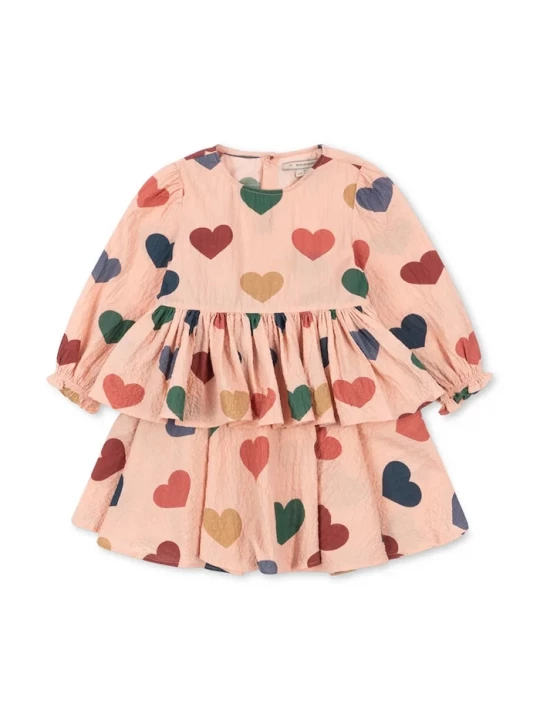 Obrázek produktu Konges Sløjd Dívčí šaty Konges Sløjd ELIN DRESS GOTS růžová
