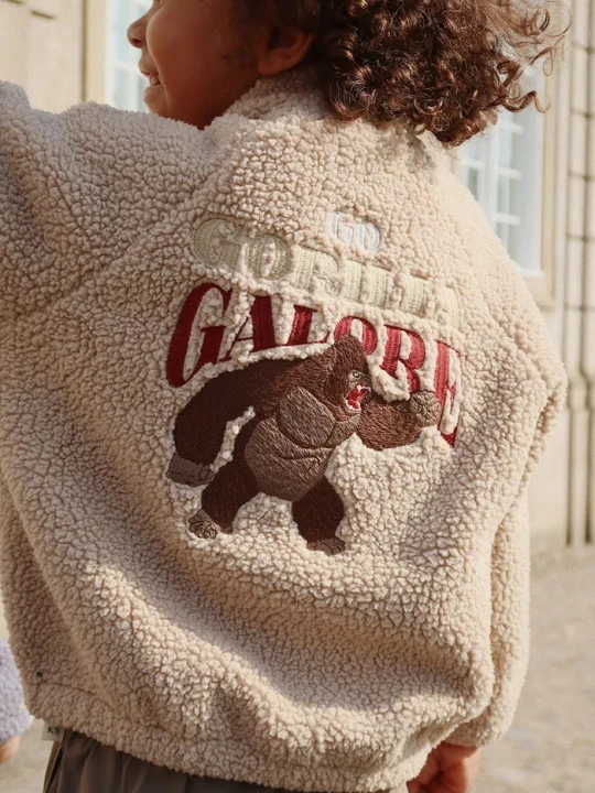 Obrázek produktu Konges Sløjd fleece mikina dětská béžová