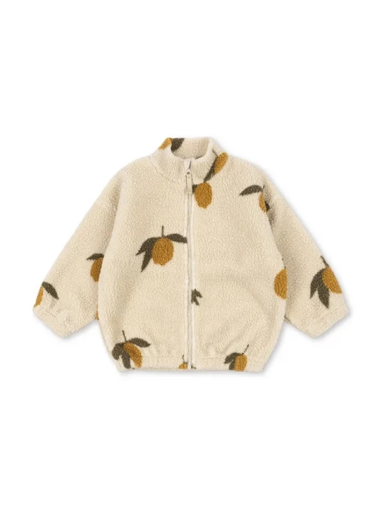 Obrázek produktu Konges Sløjd fleece mikina dětská JODY TEDDY JACKET GRS béžová