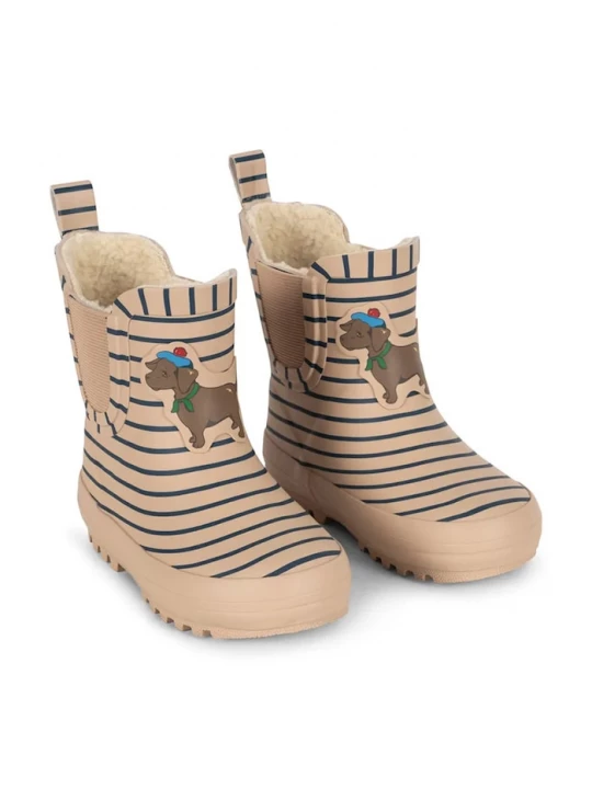 Obrázek produktu Konges Sløjd holínky dětské ROI PRINTED RAIN BOOT béžová