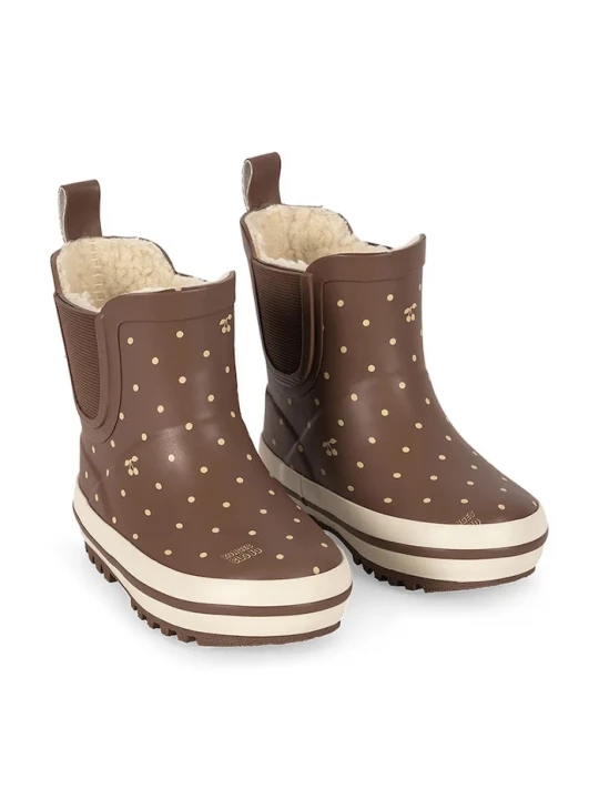 Obrázek produktu Konges Sløjd holínky dětské ROI PRINTED RAIN BOOT hnědá