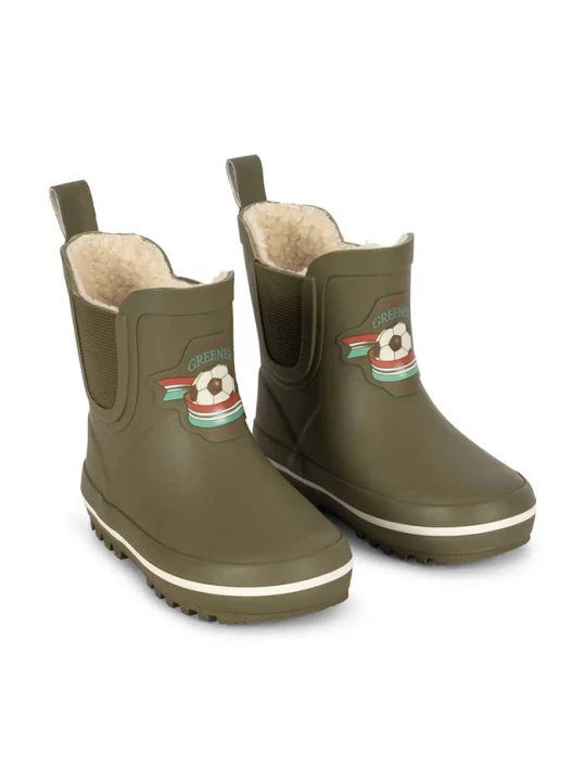 Obrázek produktu Konges Sløjd holínky dětské ROI PRINTED RAIN BOOT zelená