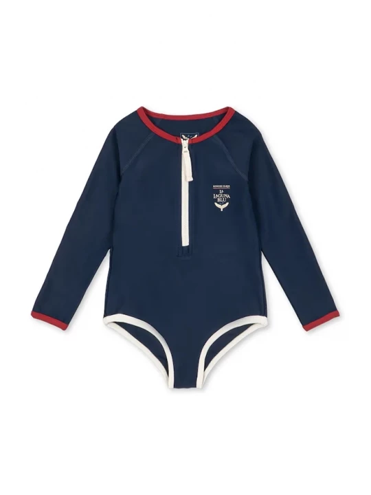 Obrázek produktu Konges Sløjd Jednodílné dětské plavky Konges Sløjd LAGUNA LS SWIMSUIT GRS námořnická modř