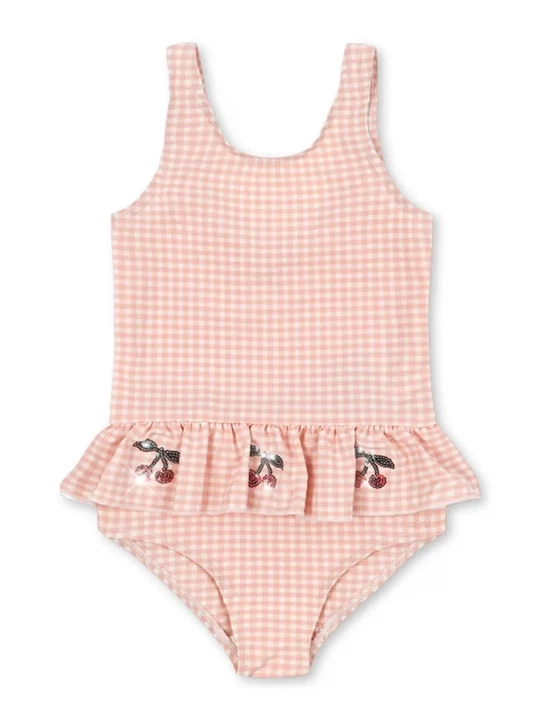 Obrázek produktu Konges Sløjd jednodílné plavky dětské ETTA SWIMSUIT růžová