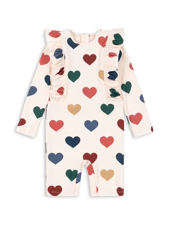 Obrázek produktu Konges Sløjd jednodílné plavky dětské MANUCA SWIM ONESIE béžová