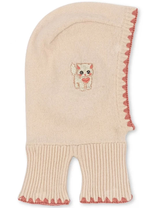 Obrázek produktu Konges Sløjd kapuce dětská vlněná COLLETTE BALACLAVA béžová