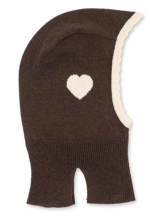 Obrázek produktu Konges Sløjd kapuce dětská vlněná COLLETTE BALACLAVA hnědá