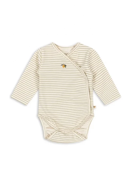 Obrázek produktu Konges Sløjd Kojenecké body Konges Sløjd BASIC LS NEWBORN BODY GOTS béžová