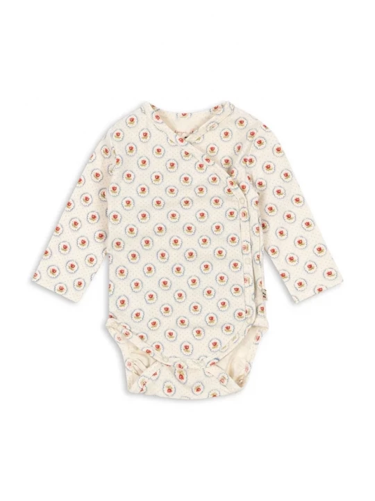 Obrázek produktu Konges Sløjd Kojenecké body Konges Sløjd BASIC LS NEWBORN BODY GOTS béžová
