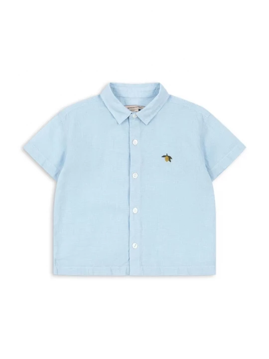 Obrázek produktu Konges Sløjd košile dětská bavlněná FRAN SHIRT GOTS modrá