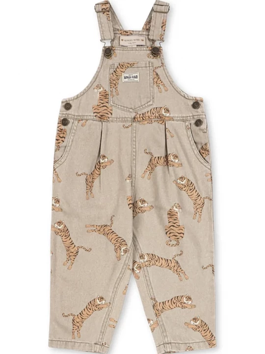 Obrázek produktu Konges Sløjd lacláče dětské MAGOT OVERALLS GOTS hnědá