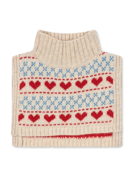 Obrázek produktu Konges Sløjd nákrčník dětský s vlnou BELOU NECKWARMER béžová