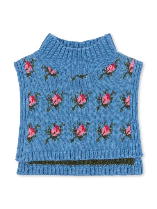 Obrázek produktu Konges Sløjd nákrčník dětský s vlnou BELOU NECKWARMER modrá
