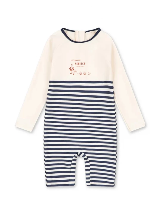 Obrázek produktu Konges Sløjd plážový overal dětský ASTER ONESIE GRS béžová