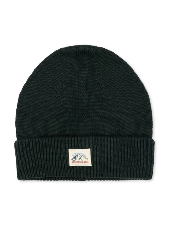 Obrázek produktu Konges Sløjd pletená čepice dětská bavlněná AVELY BEANIE zelená