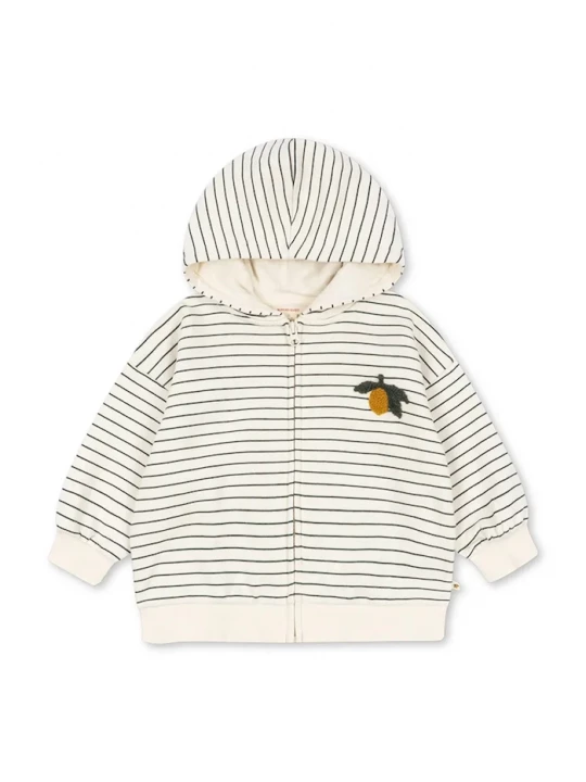 Obrázek produktu Konges Sløjd rozepínací mikina s kapucí dětská s bavlnou AMIO SWEAT ZIP HOOD OCS