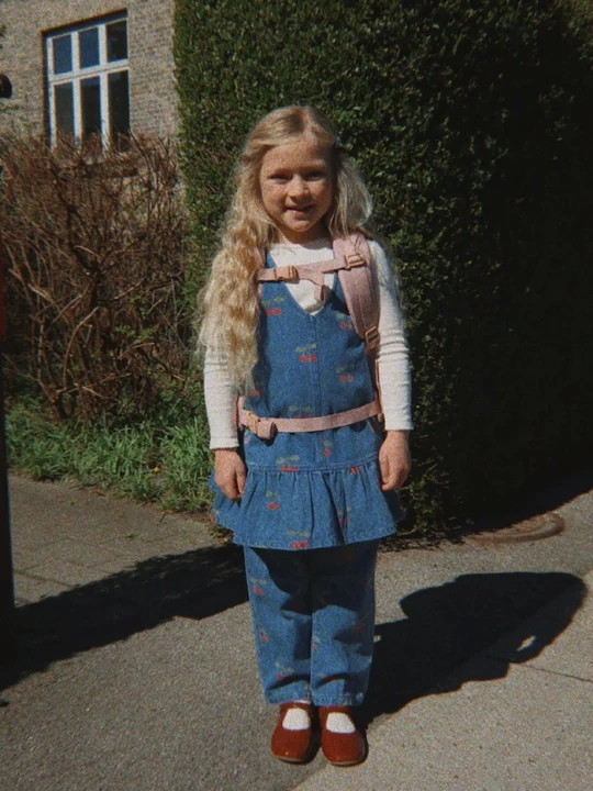 Obrázek produktu Konges Sløjd rozšířené šaty bavlněné MAGOT DRESS GOTS námořnická modř