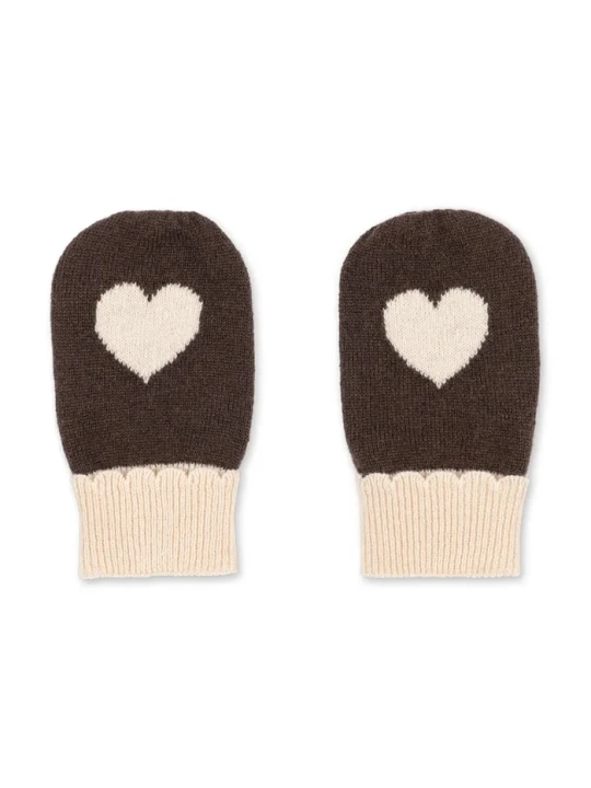 Obrázek produktu Konges Sløjd rukavice dětské vlněné COLLETTE MITTENS hnědá