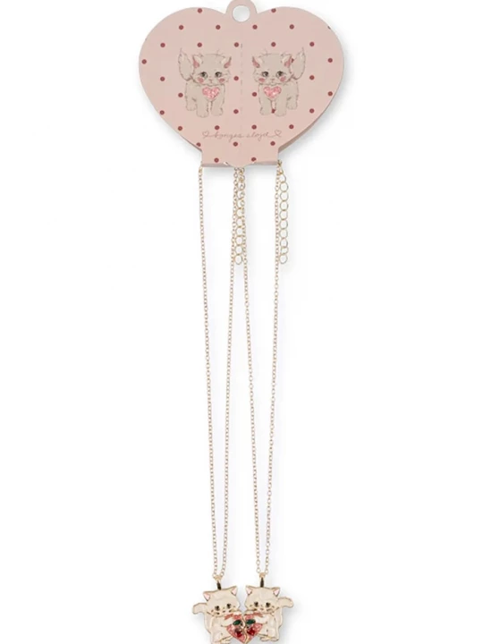 Obrázek produktu Konges Sløjd sada řetízků KITTY BESTIE NECKLACE 2-pack béžová
