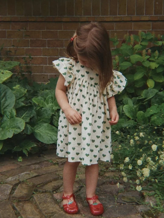 Obrázek produktu Konges Sløjd šaty bavlněné COCO DRESS GOTS béžová
