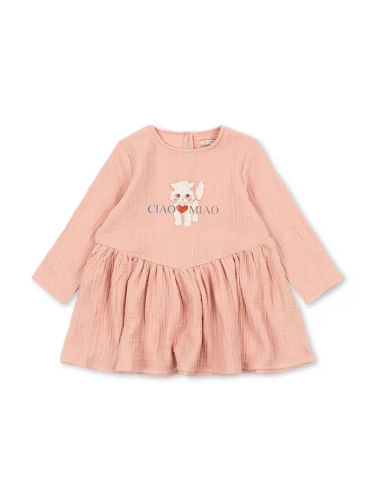 Obrázek produktu Konges Sløjd šaty bavlněné COCO MIAO DRESS GOTS růžová