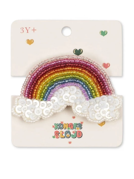Obrázek produktu Konges Sløjd sponka do vlasů dětská RAINBOW BEADED HAIR CLIP