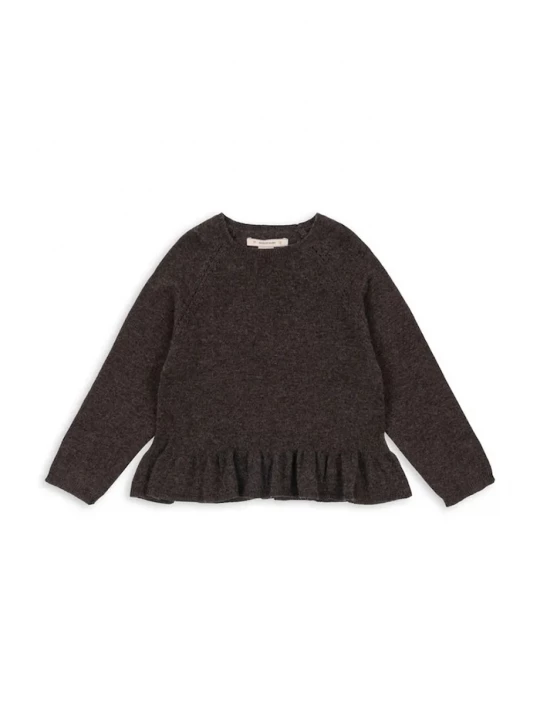 Obrázek produktu Konges Sløjd Svetr s příměsí kašmíru Konges Sløjd CATHY KNIT SWEATER hnědá