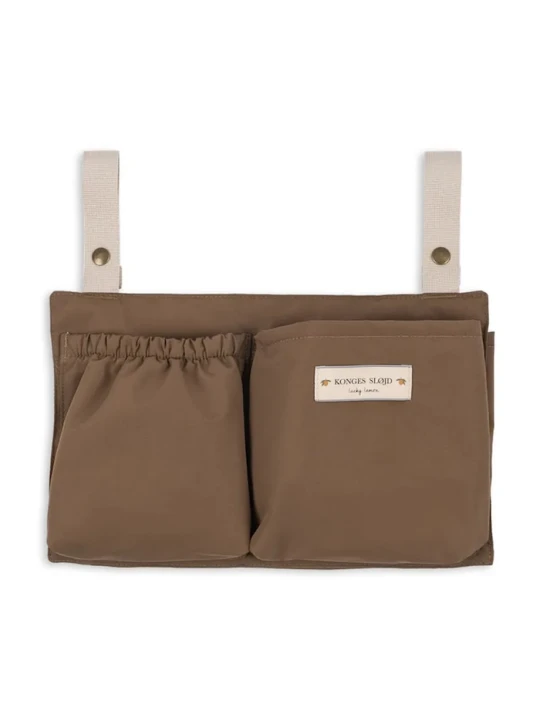 Obrázek produktu Konges Sløjd Taška ke kočárku ALL YOU NEED STROLLER POCKET hnědá