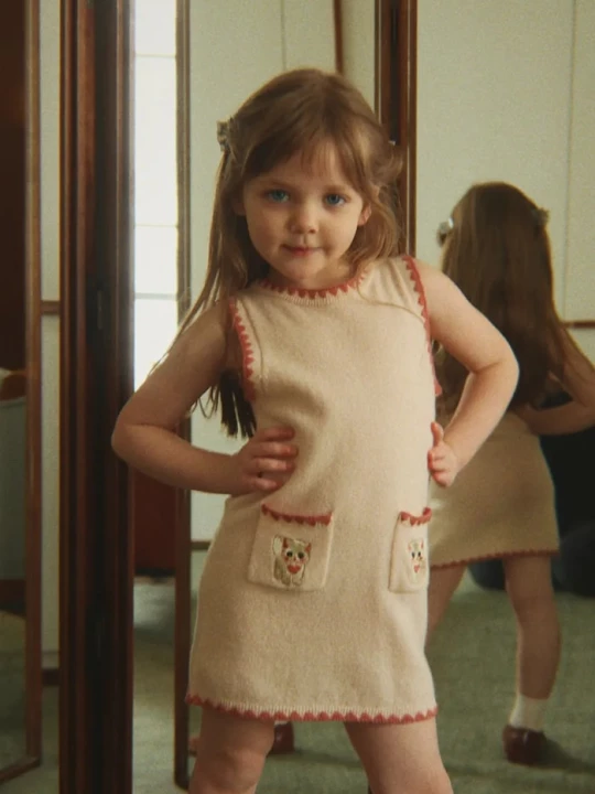 Obrázek produktu Konges Sløjd tunikové šaty vlněné COLLETTE DRESS růžová