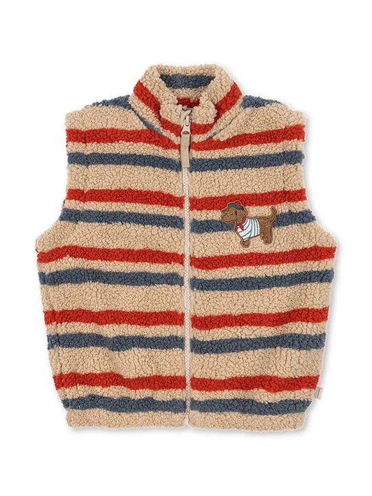 Obrázek produktu Konges Sløjd vesta dětská JODY EMBROIDERY TEDDY VEST GRS