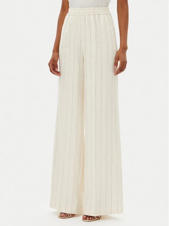 Obrázek produktu Kontatto Palazzo kalhoty MA3008C Écru Wide Leg Krémová