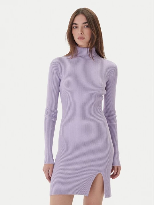 Obrázek produktu Kontatto Úpletové šaty 3M0827C Fialová Slim Fit