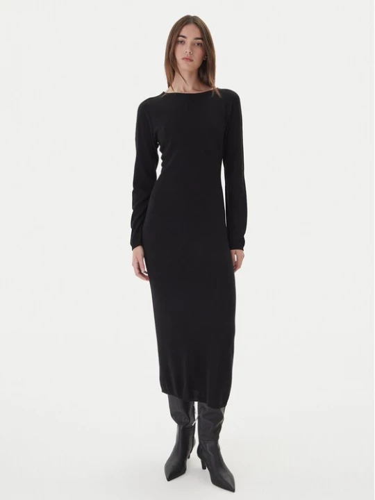 Obrázek produktu Kontatto Úpletové šaty 3M0964C Černá Slim Fit