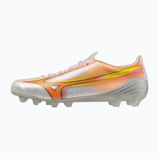 Obrázek produktu Kopačky Mizuno Alpha III Japan FG white / lava orange / evening primrose