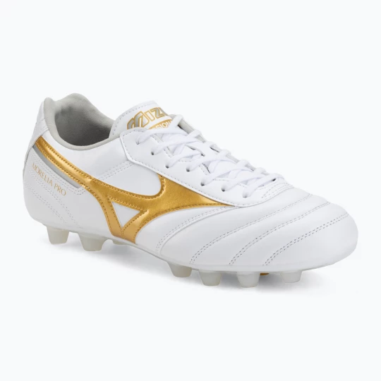 Obrázek produktu Kopačky Mizuno Morelia II Pro FG white / football gold / galaxy silver