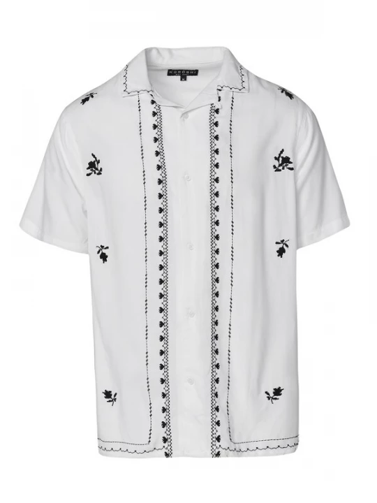 Obrázek produktu KOROSHI Košile černá / offwhite