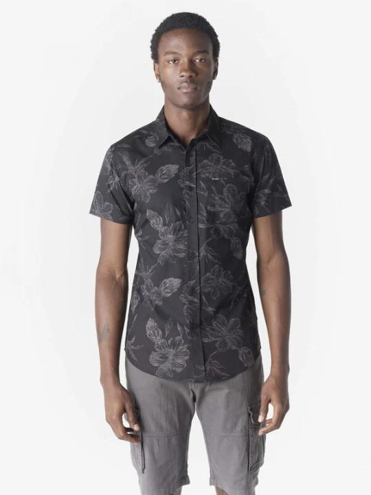 Obrázek produktu KOROSHI Košile šedá / černá
