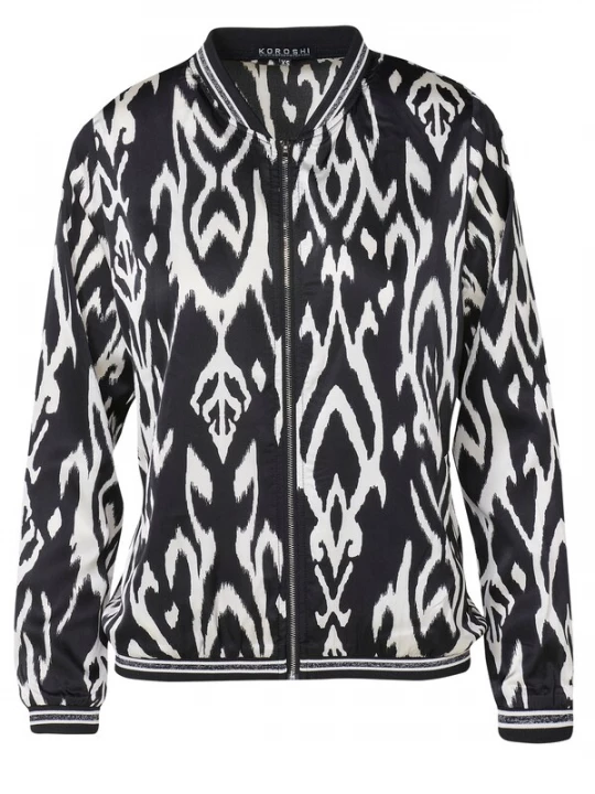 Obrázek produktu KOROSHI Přechodná bunda černá / offwhite