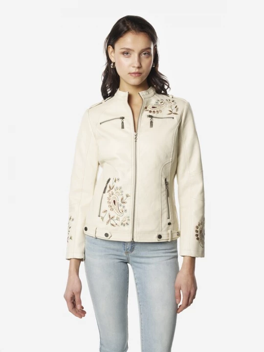 Obrázek produktu KOROSHI Přechodná bunda hnědá / mátová / offwhite